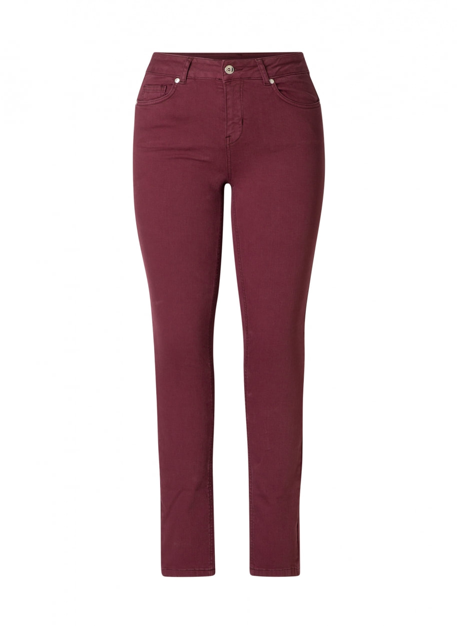 Yest - 30118 Mell Jeans, Dark Red Wine | Boutique Windrush